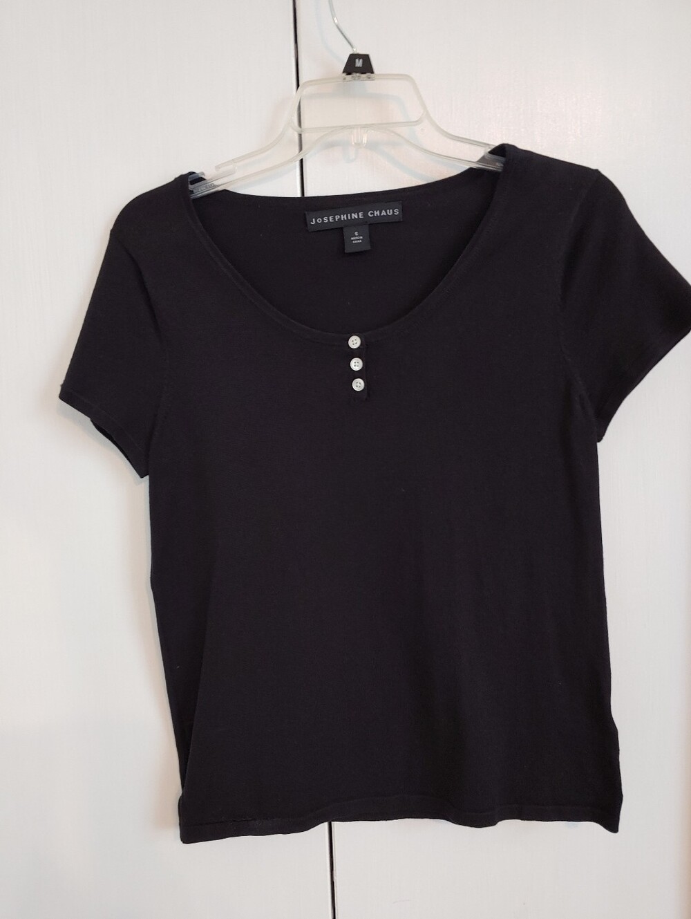 Josephine Chaus Black Top - Size Small